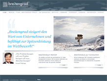 Tablet Screenshot of breitengrad-sg.com